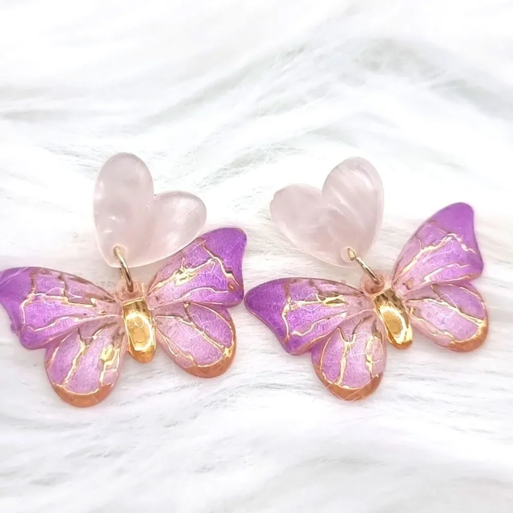 BUTTERFLY dangle earrings 925 Posts 2/$20 | NWOT